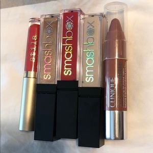 Set of 5 lip glosses Clinique Smashbox Stilla